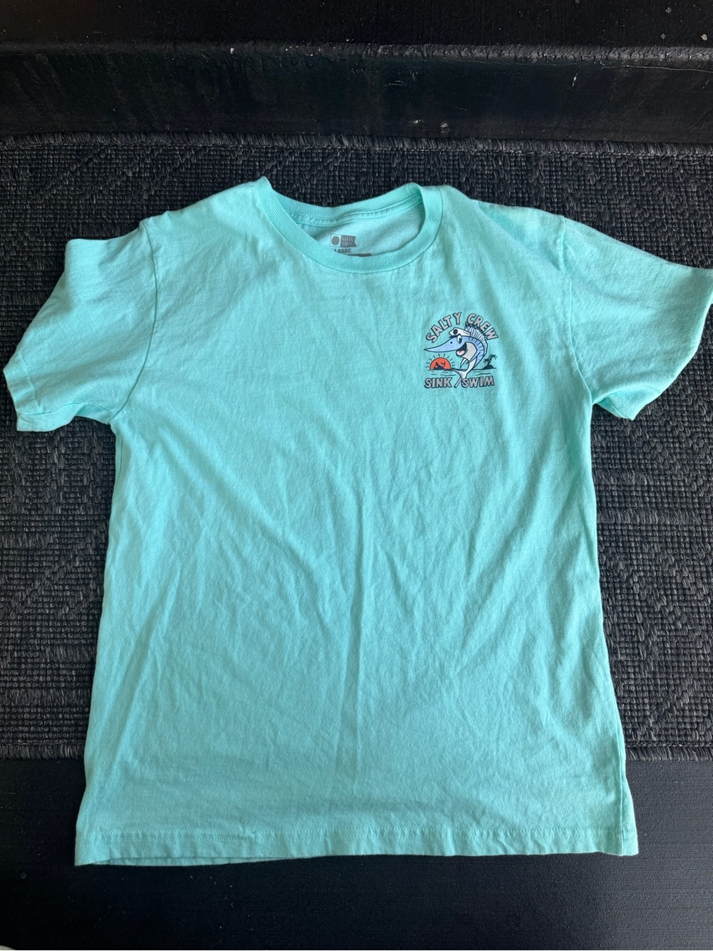 Salty Crew Kids Mint Graphic Tee - Sink & Swim Logo